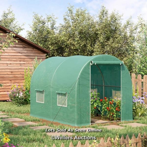 5402 - RRP: 89.99 - OUTSUNNY 3L X 2W X 2H M GREENHOUSE WALK-IN POLYTUNNEL OUTDOOR GARDEN FLOWER VEGETABLE P... 