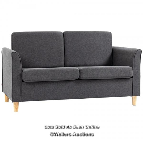 1001 - RRP: 174.99 - COMPACT LOVESEAT SOFA, MODERN 2 SEATER SOFA / 1 BOX