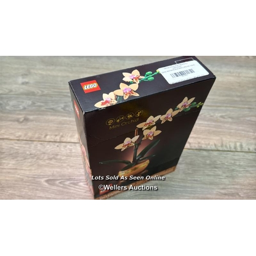 435 - LEGO BOTANICALS MINI ORCHID 10343 / NEW AND SEALED / C18