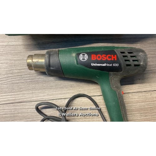 8999 - BOSCH HOME AND GARDEN HEAT GUN UNIVERSALHEAT 600 (1800 W, TEMPERATURE: 50 / 300 / 600 �C, IN CARTON ... 