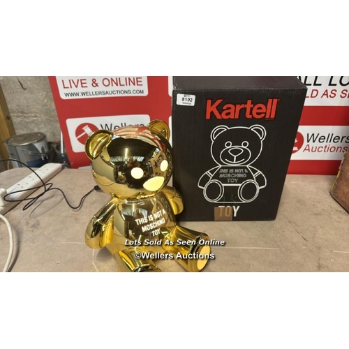 8102 - KARTELL TABLE LAMP METALLIC BEAR 