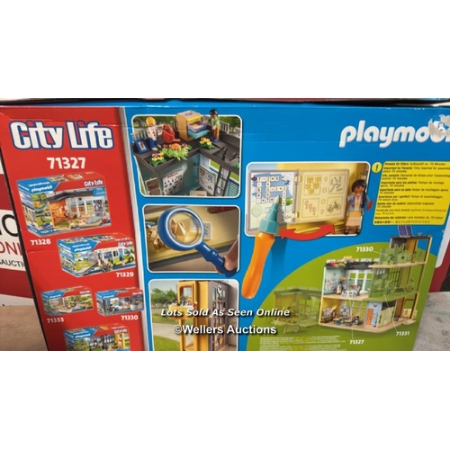 8108 - PLAYMOBIL 71327 CITY LIFE LARGE SCHOOL / NEW & SEALED / RRP: 109.99 / G6