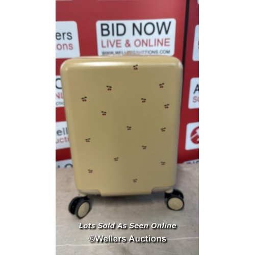 8109 - KONGES SLOJD TRAVEL SUITCASE / CHERRY / APPEARS NEW, WITHOUT  / RRP: 110 / G7