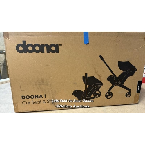 8115 - DOONA I INFANT CAR SEAT & STROLLER / BLACK / NEW, OPEN BOX / RRP: 339 / G10