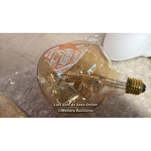 8126 - SET OF THREE TALA LARGE LIGHT BULBS  / G7