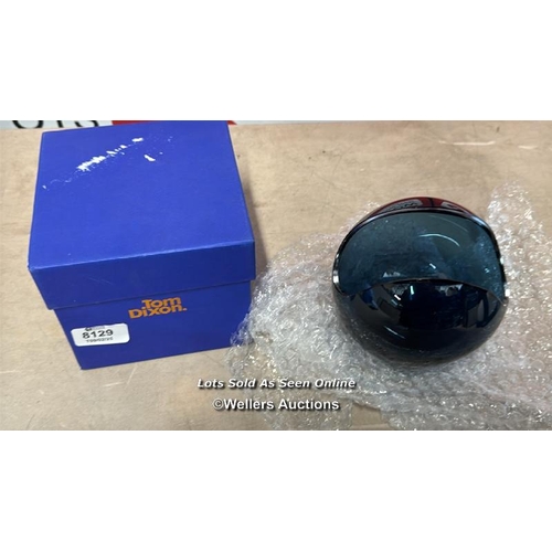 8129 - TOM DIXON PLUM BOWL / APPEARS NEW, OPEN BOX / G7