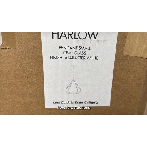 8143 - GABRIEL SCOTT HARLOW GLASS PENDANT SHADE / NEW, OPEN BOX / APPROX RRP: 4,000 WHEN WITH A COMPLETE SE... 