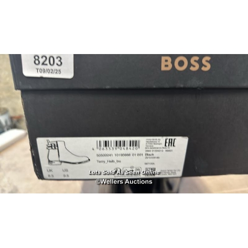 8203 - BOSS TERRY HALB BOOTS - BU001 / UK 8.5 / NEW IN BOX / RRP: 895 / G8