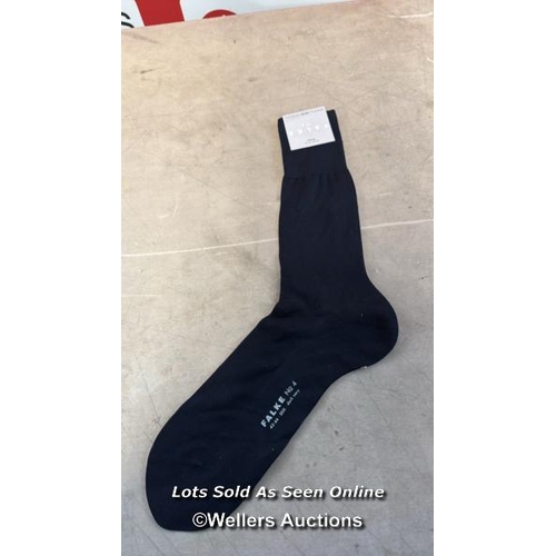 8216 - FALKE SOCK PURE SILK / DARK / RRP: 50 / G8