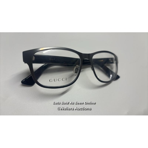 8908 - GUCCI GG0007O 005 BLACK METAL FRAMES