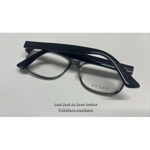 8908 - GUCCI GG0007O 005 BLACK METAL FRAMES