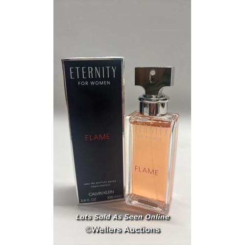 8909 - CK ETERNITY FLAME FOR WOMEN 100ML / NEW OPEN BOX