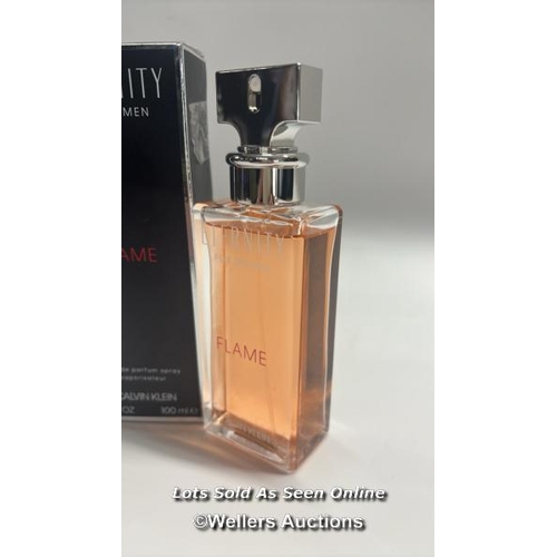 8909 - CK ETERNITY FLAME FOR WOMEN 100ML / NEW OPEN BOX