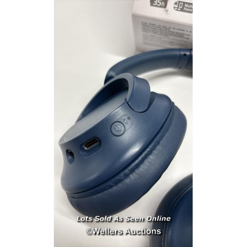 8928 - SONY WHCH720NB NOISE CANCELLING OVEREAR HEADPHONES / POWERS UP / MINIMAL SIGNS OF USE / CONNECTS TO ... 