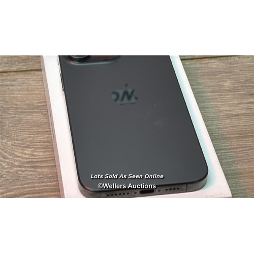 8961 - APPLE IPHONE 15 PRO MAX / 256GB / BLACK TITANIUM / MU773ZD/A / APPEARS NEW, OPEN BOX / SEE IMAGES FO... 