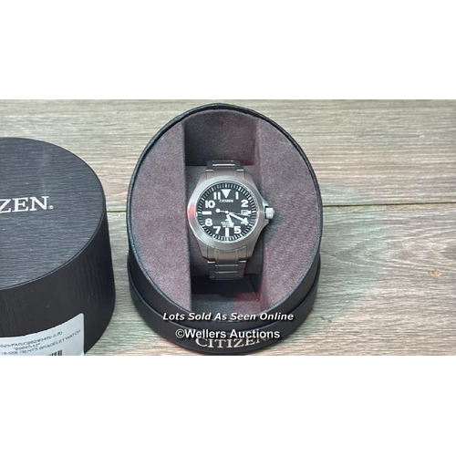 8963 - CITIZEN BN0118-55E GENTS BRACELET WATCH / MINIMAL SIGNS OF USE / IN NEAR PERFECT CONDITION / F19