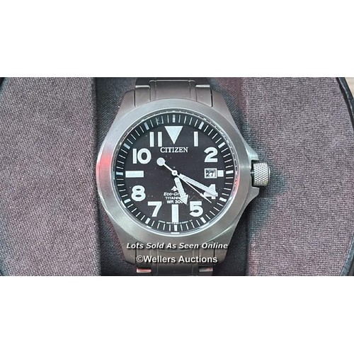 8963 - CITIZEN BN0118-55E GENTS BRACELET WATCH / MINIMAL SIGNS OF USE / IN NEAR PERFECT CONDITION / F19