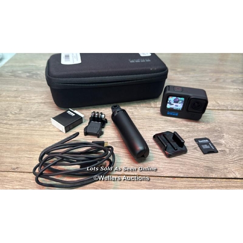 8970 - GOPRO HERO11 BLACK ACTION CAMERA BUNDLE / MINIMAL IF ANY SIGNS OF USE / POWERS UP / F20