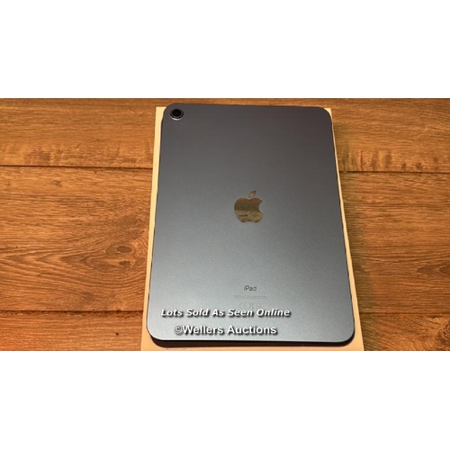 8973 - APPLE IPAD 10TH GEN, 10.9 INCH, WIFI,  MCM84NF/A / MINIMAL IF ANY SIGNS OF USE / POWERS UP / SEE IMA... 