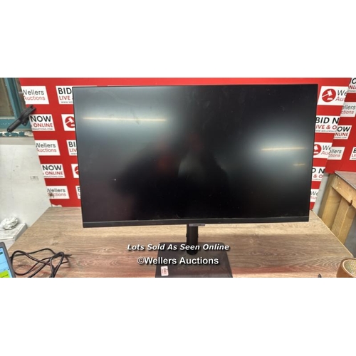 8983 - SAMSUNG ODYSSEY G55C 27 INCH QHD 165HZ CURVED GAMING MONITOR / SIGNS OF USE / WITHOUT POWER SUPPLY /... 