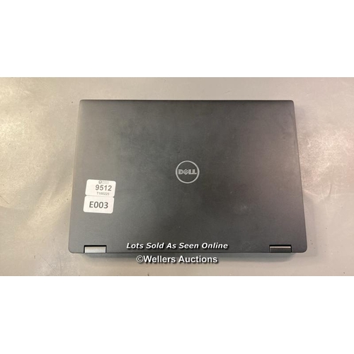 9512 - DELL LATITUDE 5289 / 8GB RAM / I5-7200U@2.50GHZ / 256GB / WINDOWS 11 / SN: 182HPH2- BLACK