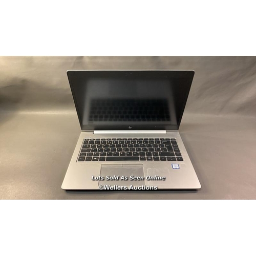 9513 - HP ELITE 840 G5 / 8GB RAM / I5-8350U@1.70GHZ / 256 GB / WINDOWS 10 / SN: 5CG91552K4 - SILVER