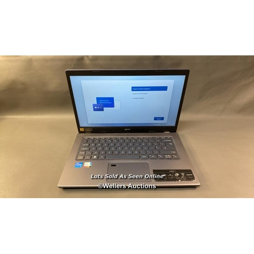 9521 - ACER ASPIRE A514-55 / 8GB RAM / I5-1235U@1.30GHZ / 512 GB / WINDOWS 11 / SN: NXK5SEK001224173973400 ... 