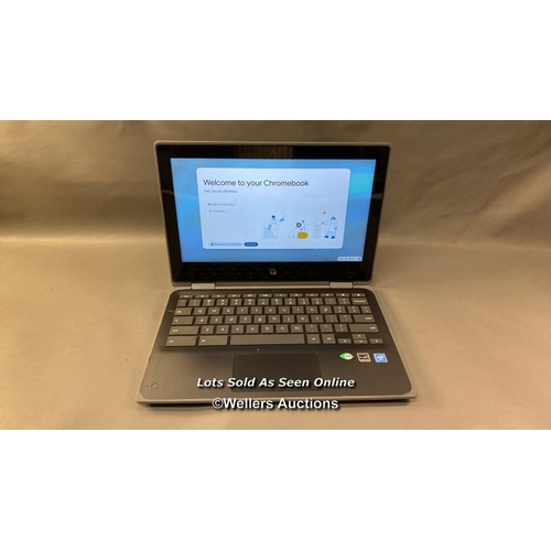 9523 - HP CHROMEBOOK / MODEL 9560NGW / SN:5CD111LXLD - GREY