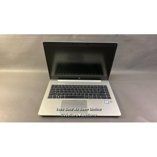 9535 - HP ELEITEBOOK 840 G6 / 16GB RAM / INTE I7 8TH GEN PROCESSOR / SN: 5CG0202TK9 -HD REMOVED- BIOS LOCKE... 