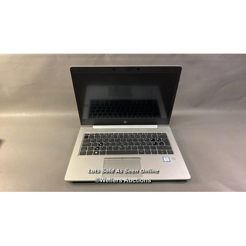 9537 - HP ELEITEBOOK 830 G5 / 8GB RAM / I5-8250U@1.60GHZ / 256GB / WINDOWS 11 / SN: 5CG9251LYM - SILVER