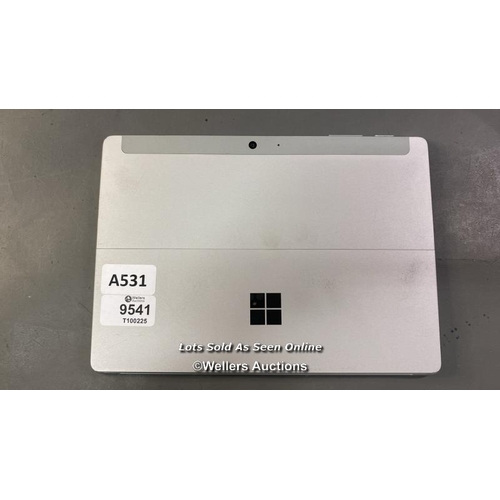 9541 - MICROSOFT SURFACE GO2 / 4GB RAM / INTEL PENTIUM 4425Y@1.70GHZ / 64GB / WINDOWS 11 / SN: 004164610951... 