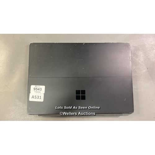 9543 - MICROSOFT SURFACE PRO 7 / 8GB RAM / I5-1035G4@1.10GHZ / 256GB / WINDOWS 11 / SN: 052760194753 - BLAC... 