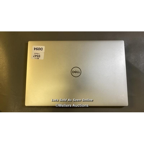 9547 - DELL XPS 13 9300 / 16GB RAM / I7-1065G7@1.30GHZ / 256GB / WINDOWS 10 / SN: P117G001- SILVER