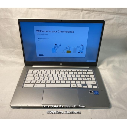 9550 - HP CHROMEBOOK / INTEL INSIDE / MODEL 14A-NA0503SA /SN: 5CD1353D53 - WHITE