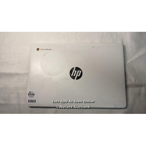 9550 - HP CHROMEBOOK / INTEL INSIDE / MODEL 14A-NA0503SA /SN: 5CD1353D53 - WHITE