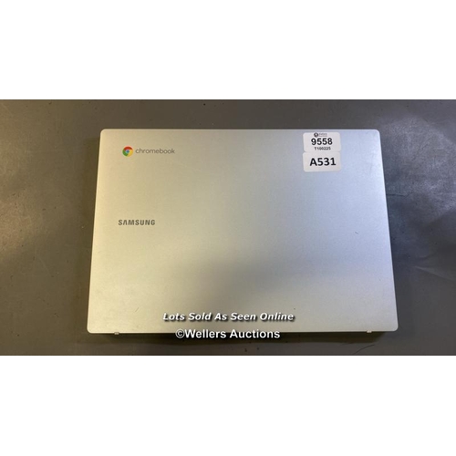 9558 - SAMSUNG CHROMEBOOK  / MODEL XE310XDA / SN: KVCS99YW3007P2R - SILVER