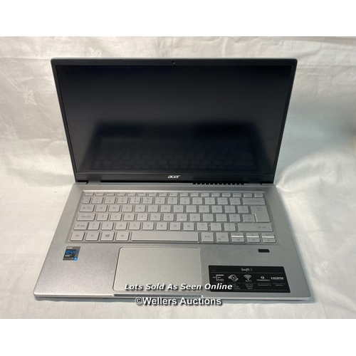 9561 - ACER SWIFT SF314-511 / 16GB RAM / I5-1135G7@2.40GHZ / 512GB / WINDOWS 11 / SN: NXABNEK0051471802D340... 