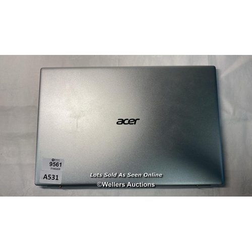 9561 - ACER SWIFT SF314-511 / 16GB RAM / I5-1135G7@2.40GHZ / 512GB / WINDOWS 11 / SN: NXABNEK0051471802D340... 