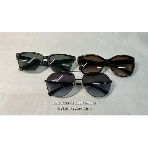 9625 - SUNGLASSES X3 INCL. TED BAKER MITCHELL- A RAY OF SUNSHINE, MICHAEL KORS MK 2083(PORTILHO), EMPORIO A... 