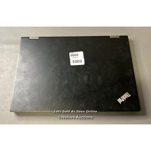 9660 - LENOVO THINKPAD 20VK006NUK / 8GB RAM/i5-1135 G7@2.40GHZ/256GB / WINDOW 11