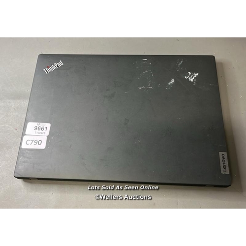 9661 - LENOVO THINKPAD 21AJS3VS01 / 32GB RAM / i7-1270P@2.20GHZ / 512GB / WINDOW 11