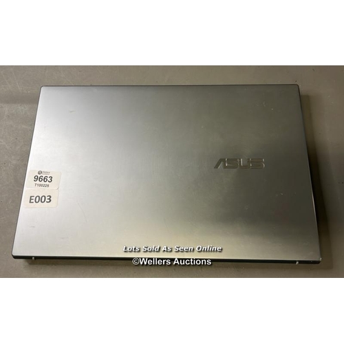 9663 - ASUS ZENBOOK UX425UG-2408UG / 8GB RAM / RYZEN5-5500U@2.10GHZ / 256GB NVIDIA WINDOW 11