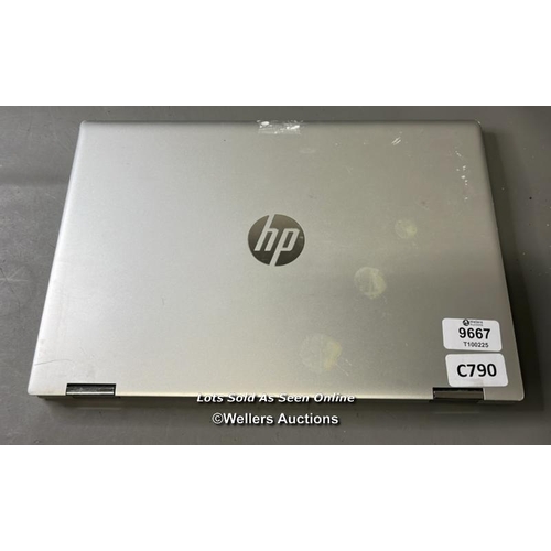 9667 - HP PAVILION X360 CONVERTIBLE 14-DOXXX / 16GB RAM/i7-1065 G7@1.30GHZ / 512GB / WINDOW 11