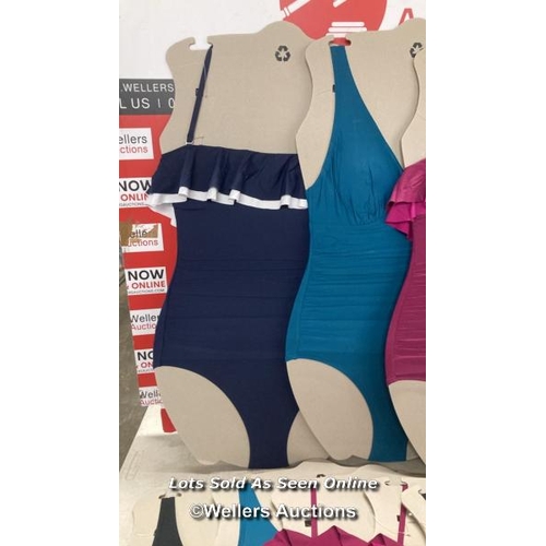 2054 - 10X LADIES NEW DKNY SWIMSUITS UK14 / W3