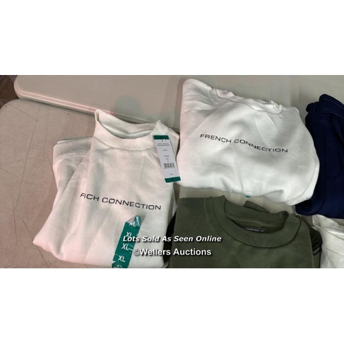 2072 - 4 X LADIES NEW FRENCH CONNECTION CREW NECK JUMPERS AND 1 X LADIES NEW FRENCH CONNECTION JOGGERS / MI... 