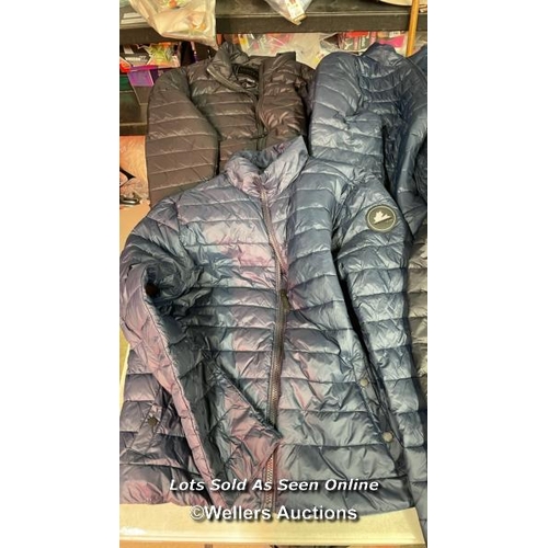 2190 - 4X GENTS NEW AND AS FOUND PAJAR QUILTED JACKETS / MIXED SIZES / B12