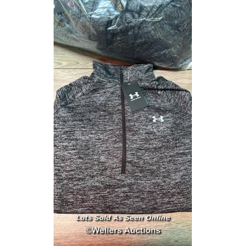 2245 - 16X LADIES NEW UNDER ARMOUR ARMOUR TECH HALF ZIP TOPS / MIXED SIZES / D14 [85538]