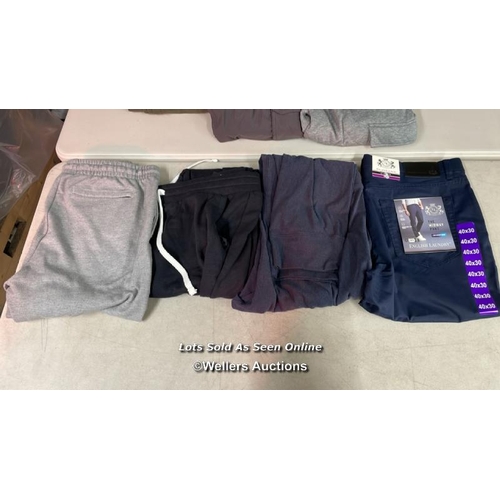 2269 - 7X SELECTION OF GENTS NEW/SLIGHTLY DAMP CLOTHING INC ENGLISH LAUNDRY , PUMA , 32 HEAT, JACHS , MIXED... 