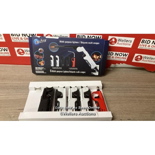 3011 - X-LITE 6PK FIRE LIGHTERS  / NEW IN BOX / 5 LIGHTERS ONLY / A10