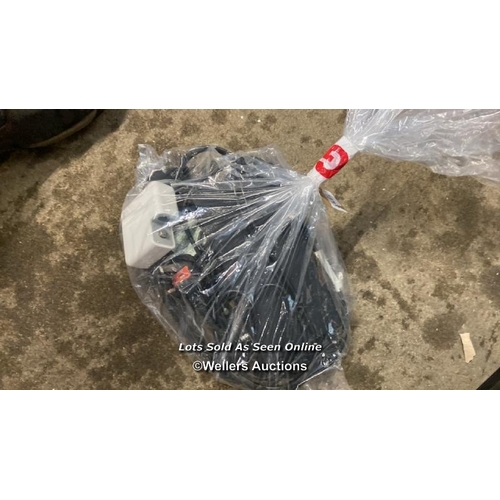 3701 - BAG OF LAPTOP ADAPTERS